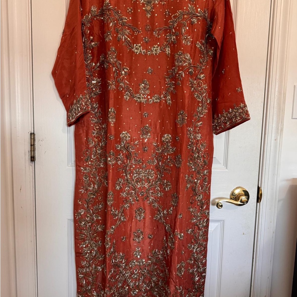 Pakistani Indian lehenga with long shirt